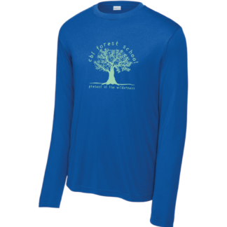 Adult Long Sleeve Performance Shirt - Royal Blue