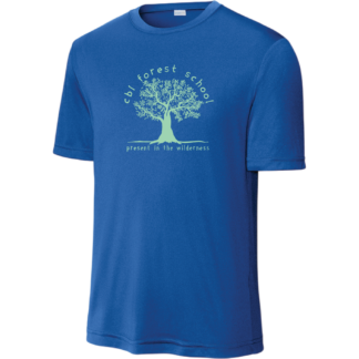 Adult Short Sleeve Performance Shirt - Royal Blue